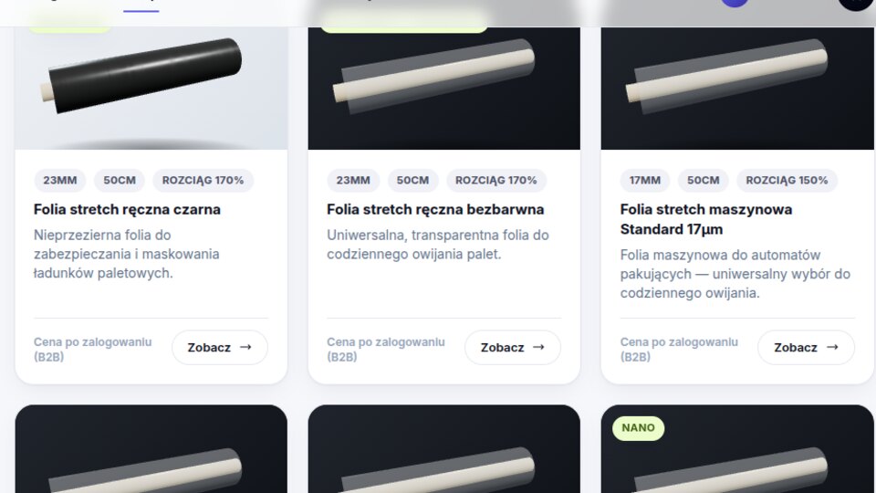 Sklep internetowy Stretchify – oferta folii stretch