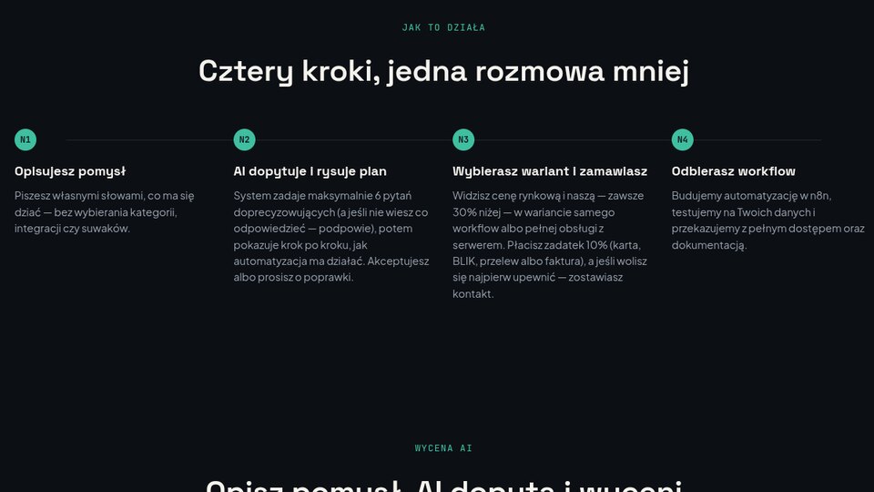 Proces wyceny automatyzacji w FlowQuote krok po kroku